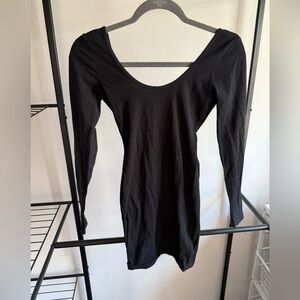 American Apparel Black Sleeve Dress